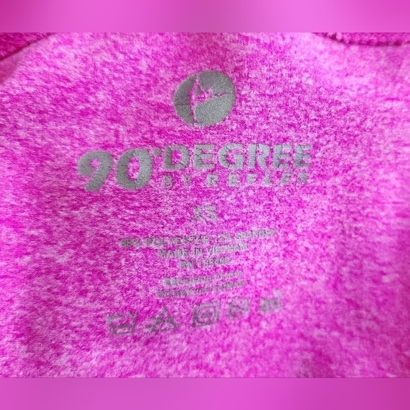90 Degree By Reflex Shirt Long Sleeve Cowl Neck Activewear Womens XS - Picture 3 of 6